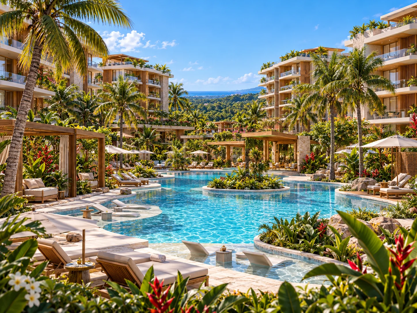 Pool & Cabanas